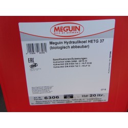 Płyn hydrauliczny Meguin Hydraulikoel HETG 37 20L