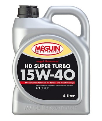 Olej Meguin HD Super Turbo SAE 15W-40 4L 4372