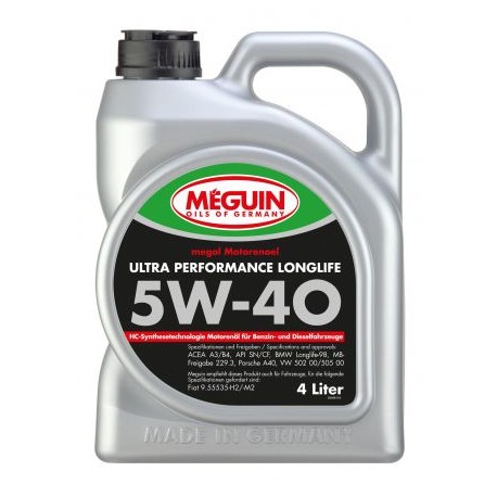 Olej silnikowy Meguin Ultra Performance Longlife SAE 5W-40 1L 4361