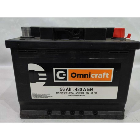 Akumulator OMNICRAFT 12V 56Ah 480A (EN) P+