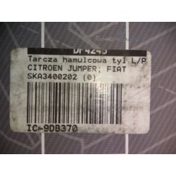 Tarcza hamulcowa TRW DF4245