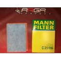 Filtr powietrza MANN FILTER C31116