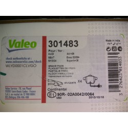 Klocki hamulcowe VALEO 301483