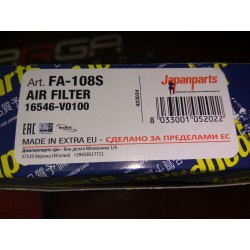 Filtr powietrza JAPAN PARTS FA-108S